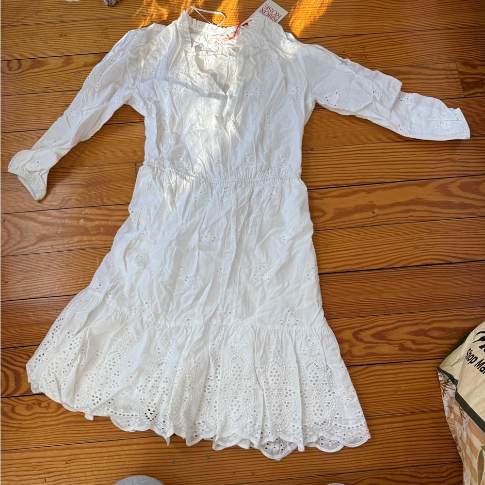 Knox Rose White Eyelet Dress